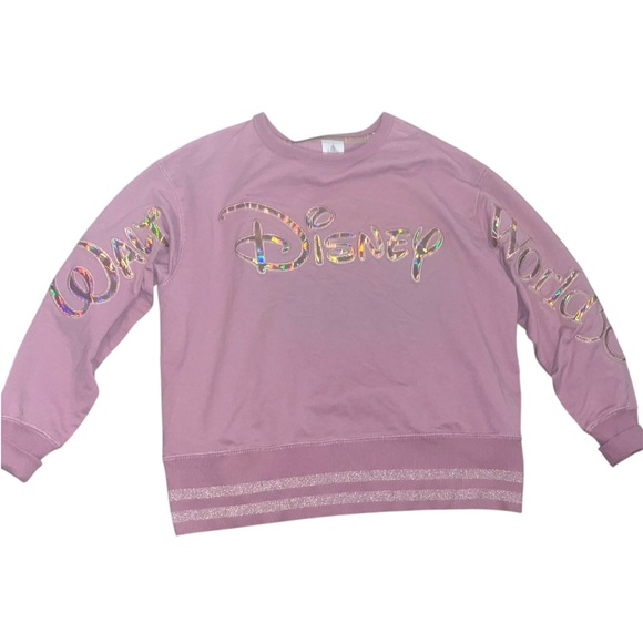 Walt Disney World 50th Anniversary pullover sweatshirt Iridescent Spirit Jersey - Picture 1 of 3